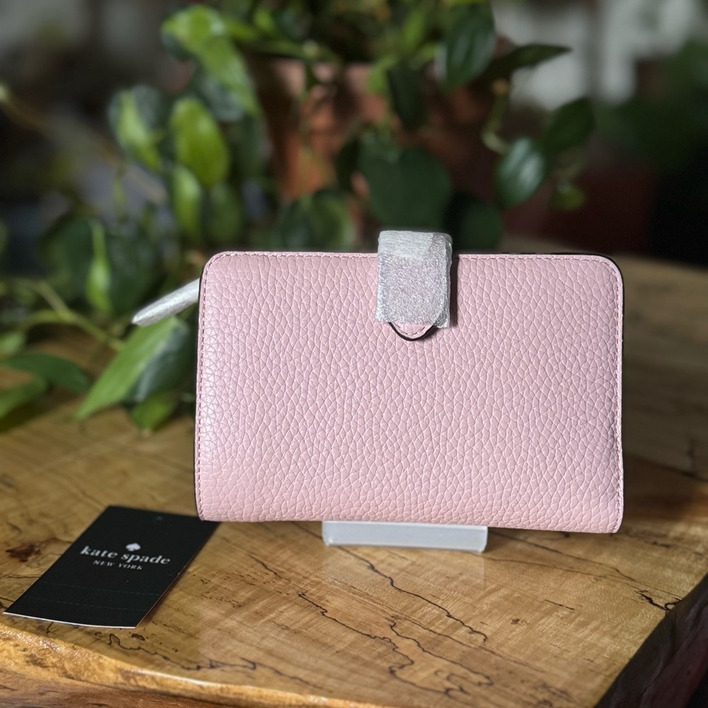 🌷SPRING SALE! NWT ♠️kate spade ♠️ Lena Medium Bifold Wallet - TuTu Pink - Picture 3 of 13